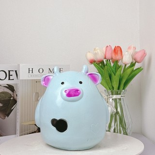 Heo đất BÒ SỮA cute đáng yêu , Heo đất tiết kiệm heo đất giá rẻ - Xưởng Lợn Đất