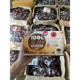 hộp 10 gói cà phê cafe idol slim coffee x2 plus Thái Lan mẫu mới new
