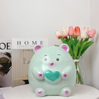Heo đất ôm tim cute,lợn đất tiết kiệm mẫu hot- xưởng lợn đất xld20