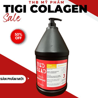 Dầu gội can tigi đỏ (đen)5 lít colagen đặc mềm mượt nhiều bọt phục hồi