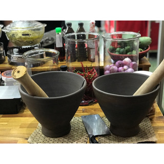Bộ Cối Đất nung làm gỏi đu đủ Thái Lan