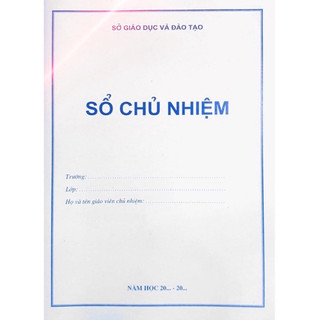 Sách - Sổ Chủ Nhiệm Thông Tư 32