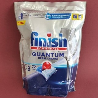 Viên rửa bát Finish Quantum Powerball 72 tabs cao cấp