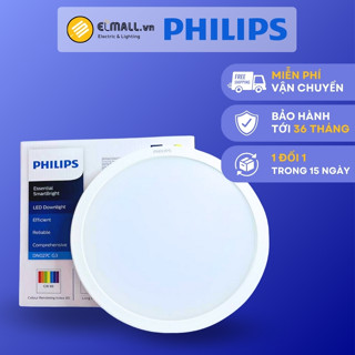 Đèn led ốp trần Philips DN027C G3 9W, 12W, 15W, 19W, đèn led downlight DN027C gắn nổi