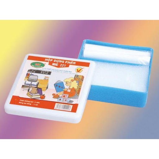 Hộp đựng phấn cho bé - mẫu vuông