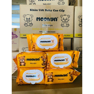 Hoả Tốc COMBO 10 gói Khăn ướt Moohyn 600G.