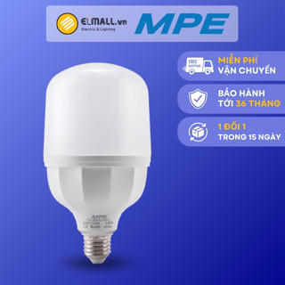 Đèn led bulb trụ MPE LBD3 12W 15W 20W 30W 40W 50W 3000K/6500K Chính hãng giá tốt