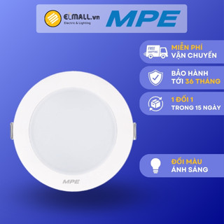 Đèn led âm trần RPL2 đổi màu 6W 9W 12W 18W 3000K/4000K/6500K MPE