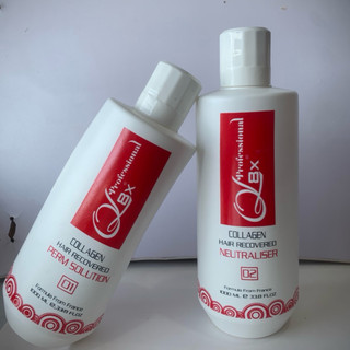 Thuốc uốn tóc QL8X cặp 1000ml x 2 chai🔥CHÍNH HÃNG🔥uốn nóng sinh học hương thơm cung cấp collagen bóng mềm tóc xoăn lâu
