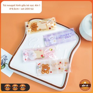 Set 200 túi Kẹo Nougat, Túi Kẹo Hạnh Phúc Chúc Mừng Năm Mới HÀNG MỚI VỀ