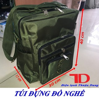 Túi đựng đồ nghề loại dày size trung, túi đồ nghề cho thợ điện lạnh
