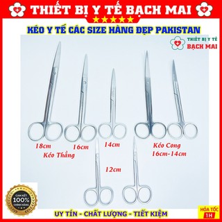 Kéo Thẳng Nhỏ - Kéo Cong Nhỏ 10cm