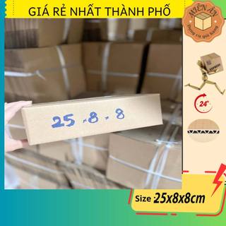 Combo 20 thùng giấy P60 size 25x8x8 hộp carton gói hàng Everest