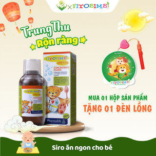 Pharmalife Fitobimbi APPETITO Siro ăn ngon 3 tác động, Chai 200ml, tặng 1 lồng đèn Fito