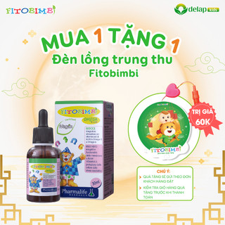 Pharmalife Fitobimbi OMEGA Phát triển não bộ cho bé, tốt cho mắt, Lọ 30ml, tặng 1 lồng đèn