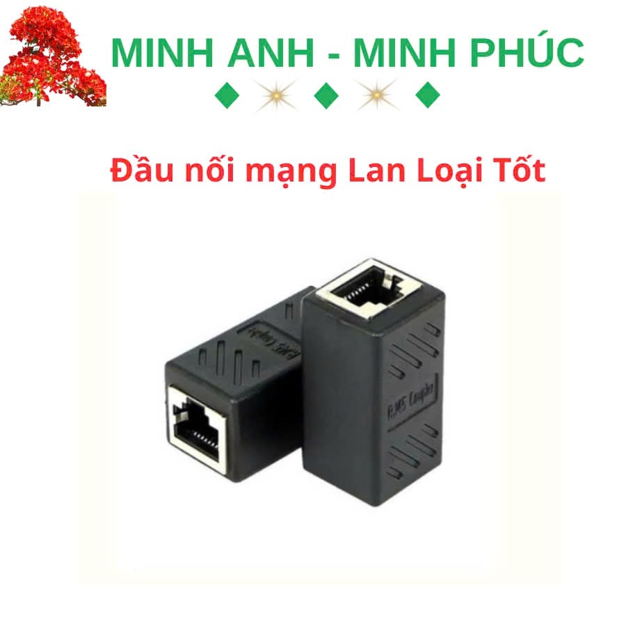 Đầu nối mạng màu đen loại đẹp, đầu nối dây mạng