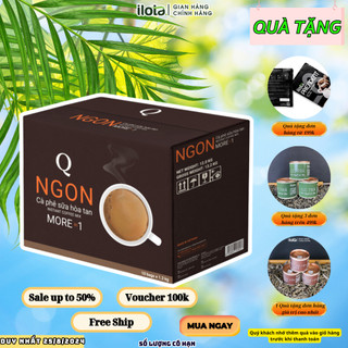 1 thùng cà phê sữa hòa tan ngon trần quang 21 bịch x 24 gói hoặc 10 bịch x 60 gói