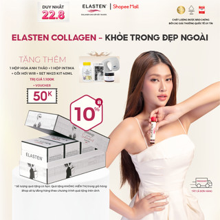 Collagen Elasten - Bộ 3 Hộp (1 liệu trình) Giúp Da Căng Mịn, Chống Lão Hóa, Tóc Chắc Khỏe 84