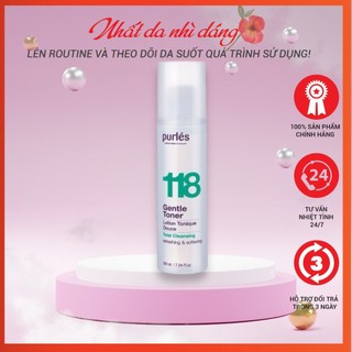 Gentle Toner Purlés 118,toner cân bằng dịu nhẹ cho da 200ml