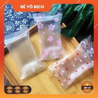Túi Bánh Dứa Túi Bánh Gạo Túi Thanh Gạo Lứt Túi Bánh Rong Biển Kẹp Hạt 7 * 12cm - set 100 túi