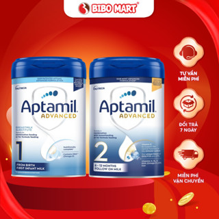 Sữa Bột Aptamil Advanced Anh Hàng Chính Hãng Tăng Cường Đề Kháng Cho Bé Phát Triển Toàn Diện Lon 800g - Bibomart