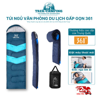 Túi ngủ 361 túi ngủ 2kg văn phòng, cắm trại, dã ngoại giữ ấm lên đến 5 độ tặng túi đựng
