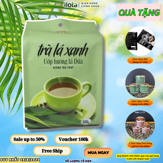 Trà lá xanh hương lá dứa Trần Quang (gói 500gr)