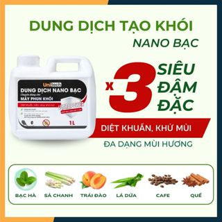 Nano Bạc Tạo Khói Khử Khuẩn Unitech, Tinh Dầu Xông Nano Bạc Khử Mùi Máy Lạnh Ô Tô, Nhà Cửa