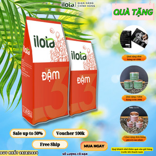 5kg Cà phê nguyên chất ĐẬM ILOTA 3 rang mộc pha phin, sánh, thơm, đậm, đắng