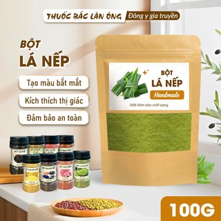 Bột lá nếp sấy lạnh nguyên chất 100g