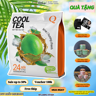 Bột TRÀ CHANH hoà tan Trần Quang Cooltea (Bịch 24 gói x 14gr)