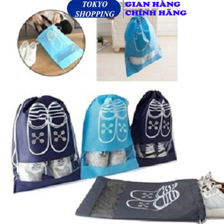 Túi đựng giày dép chống bụi có dây rút 44x32cm