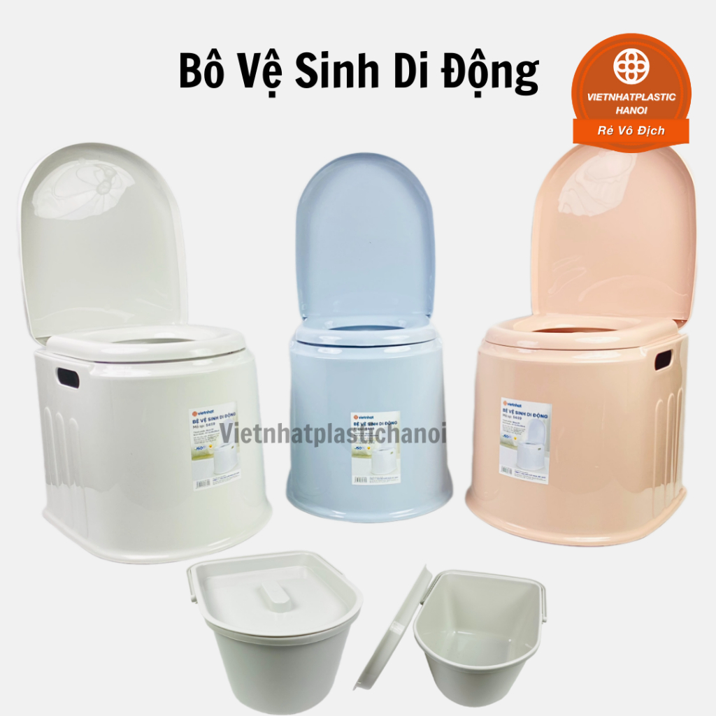  Bô vệ sinh trong nhà cho người già  người ốm. Bồn cầu di động đa năng. 