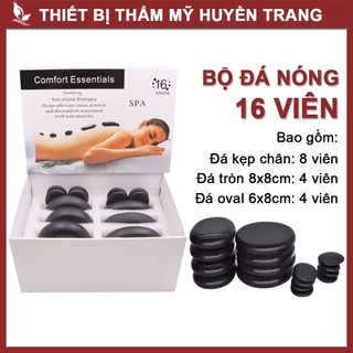 Bộ Đá Nóng 16 Viên Massage SPA Cao Cấp - Thẩm Mỹ Huyền Trang NANOCEE