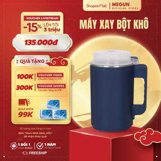 Máy Xay Hạt Khô Đa Năng MEGUN Công Suất 300W, Xay Bột Ngũ Cốc, Cafe, Thảo Dược, Các Loại Hạt Cực Nhanh