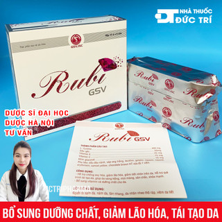 Viên uống Rubi GSV - Hỗ trợ làm đẹp da