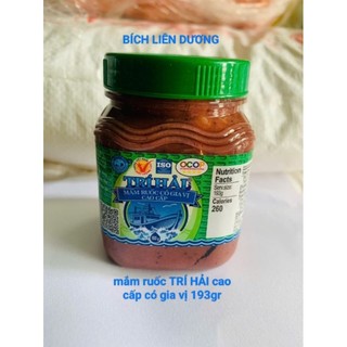 Mắm ruốc cao cấp TRÍ HẢI loại ngon CÓ GIA VỊ  193gr