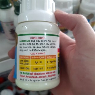Phân bón trung lượng AC MASUN 100ml