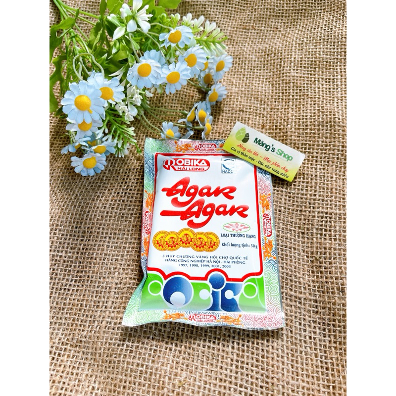 Bột thạch Agar Agar gói 50g