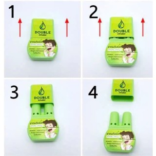 [HÀNG CHÍNH HÃNG] Ống hít mũi đôi Double Inhaler Thái Lan