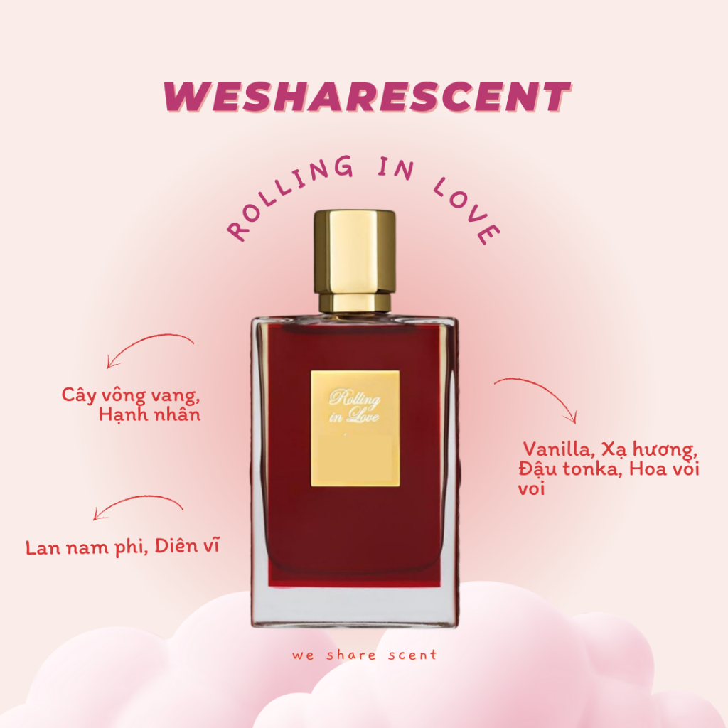 [𝘼𝙪𝙩𝙝] Nước Hoa Rolling In Love Test (Unisex) -𝙬𝙚𝙨𝙝𝙖𝙧𝙚𝙨𝙘𝙚𝙣𝙩-