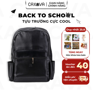 Balo ba ulzzang đi học CAXAVA thiết kế nhiều ngăn đựng laptop chống nước - BL005