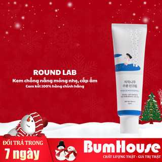  Kem chống nắng Round Lab Birch Juice Moisturizing Sunscreen 50ml bảo vệ da quang phổ rộng  xanh dương  