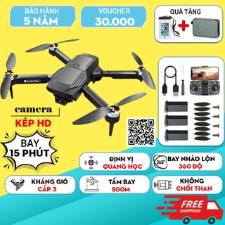 Flycam F198 không chổi than, drone mini giá rẻ, máy bay điều khiển từ xa có camera, plycam, fly cam