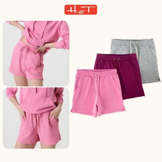 Quần short nữ, quần đùi nữ H&T chất da cá cotton 2 chiều, co giãn, thoáng mát, vải mịn đẹp từ 46-60kg-QSBG015