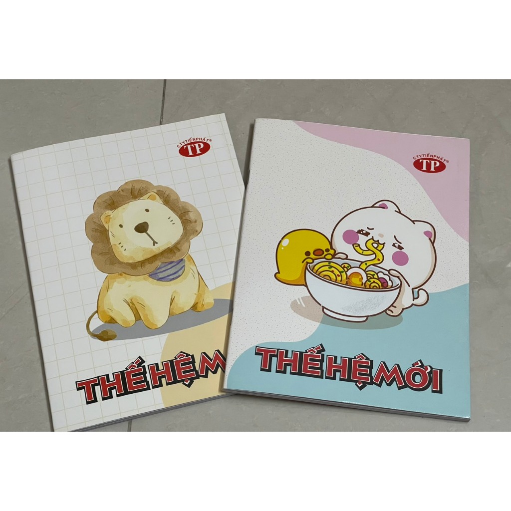 5 cuốn Tập 96 trang Thế Hệ Mới, tập 96tr thế hệ mới dịnh lượng 70gsm
