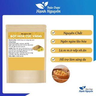 Bột hoa cúc vàng nguyên chất 100g - Thảo Dược Hạnh Nguyên