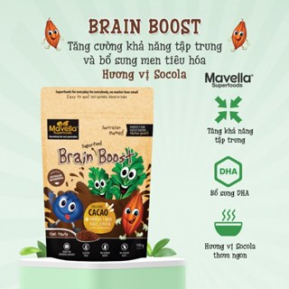 Bột lắc sữa bổ sung chất xơ, rau củ, hỗ trợ táo bón Mavella Úc giải pháp tăng cường miễn dịch cho bé dị ứng đạm bò