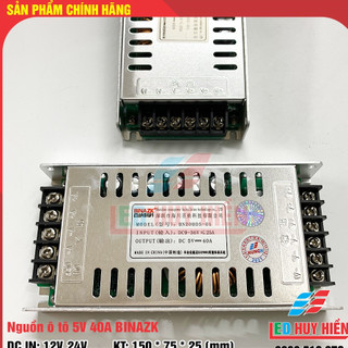 Mạch hạ áp 5v 40A (50W) BINAZK, Lavalee, HUNCO chuyên dùng module led (Nguồn ô tô 5V 40A )