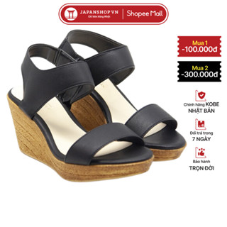 Sandal nữ đế xuồng KOSU đế cao 8cm, Xăng đan cao gót dáng sang, mang nhẹ K-20932 made in Japan
